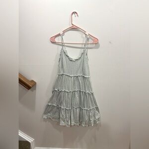 Sage green summer dress